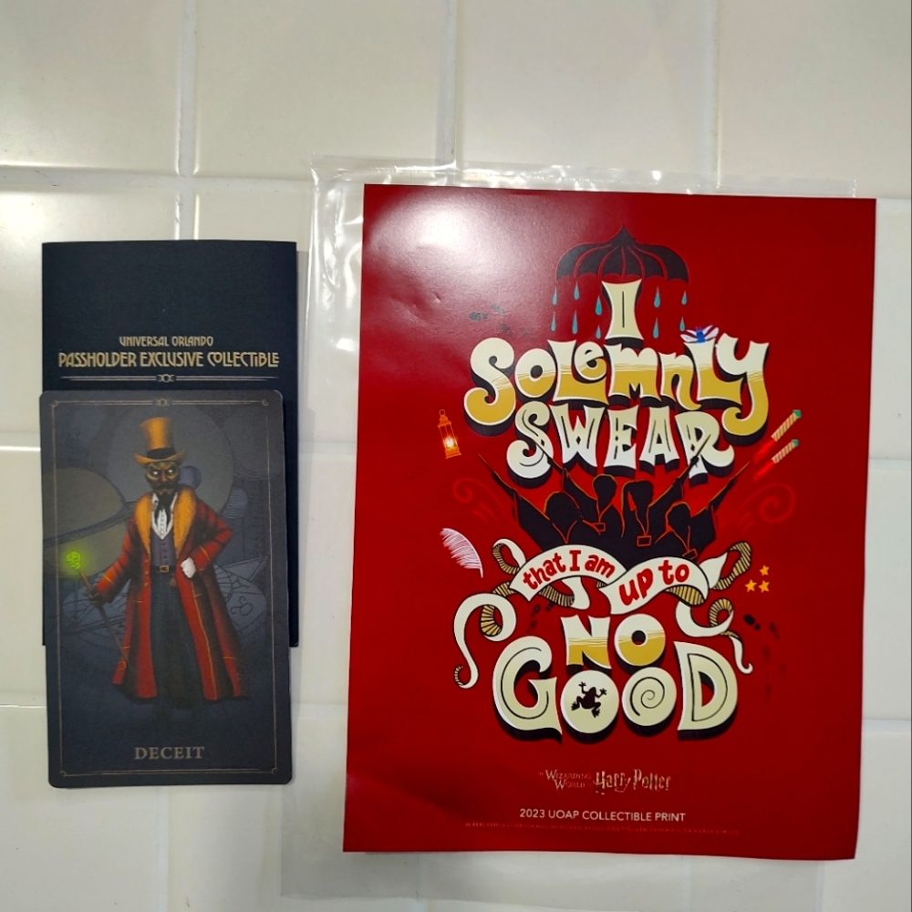 2023 Universal Orlando Annual Passholders Collectible Prints